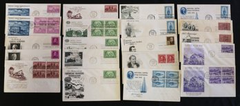 20 First Day Covers From The 1950's