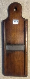 Antique Primitive Wooden Slicer, Nice Patina, 5.5' X 14.25'H