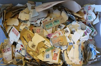 Large Accumulation Of United States And Foreign Loose Stamps