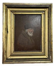 Portrait Of Bearded Man Signed G.A. Frost, Oil On Board, 13.25'W X 15.75'H