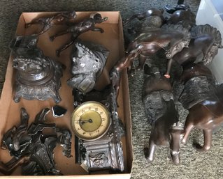 Antique Clock RESTORATION PROJECT, For Parts, Molds, Or Steam Punk