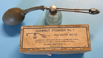 Antique SHAWMUT Atomizer No. 7 In Original Box