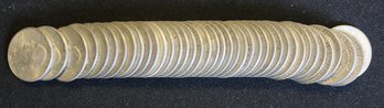 Roll Of 40 Silver 1941-P Washington Quarters - Circulated