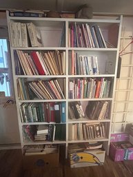 HUGE Collection Of Craft Books - Bookcase And 6 Boxes FULL Of Reference Books All Thing Craft Related
