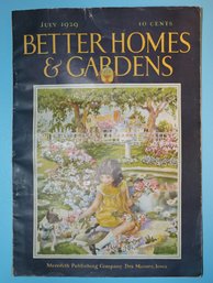 July 1929 Better Homes And Gardens Magazine