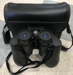 Nice Quality BUSHNELL PowerView Binoculars, 16 X 50, FOV 182FT, In Case With All 4 Lense Caps