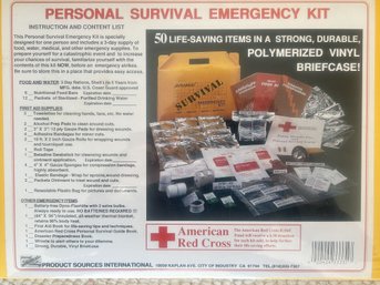 New Unopened Personal Emergency Survival Kit