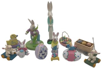Vintage Collection Of 11 Pcs Of Small And Miniture Easter Accessories