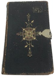 Antique 1854 Bible Inscribed As Carried During The Civil War