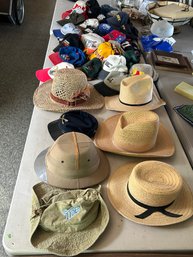 37 Pcs Collection Of VariousnCaps & Hats