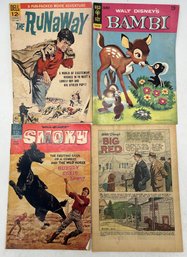 4 Pcs 1960s Comic Books, Walt Disneyland Others