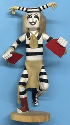Vintage Navajo Kachina Clown Doll, 9.5'H