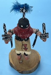 Large Vintage Navajo Kachina Apache Doll - Edsitty, 15'H