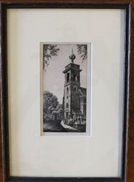 Framed And Signed Etching By John Taylor Arms - 1940
