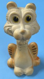1962 Mulette Rare Tiger Squeak Toy USA Holubar Oldrich Rubber Squeaker, 9'h