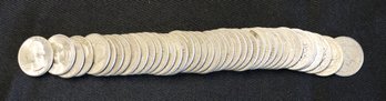 Roll Of 40 - 1941-P Silver Quarters - Average Circulated