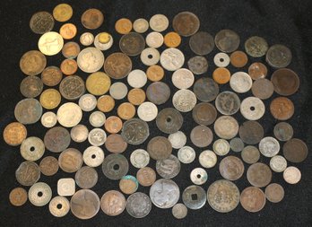 Vintage Lot Of Foreign Coinage - Wide Variety