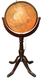 Wonderful Vintage 16' Diam. Heirloom Globe By Replogle Globes Inc, Standing Floor & Lighted 21' X 16' X 42'H