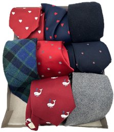 8 Pcs Collection Of Men's Ties