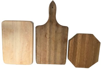 3 Pcs Wooden Kitchen Cutting Boards