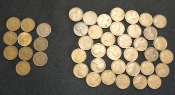Mixed Lot Of Indian Head Cents (10) And Lincoln Cents Dated 1909-1910-1911 (32)