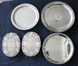 Lot Of Assorted Silverplate - See Below For List - Lot Weighs 6lb 4 Oz