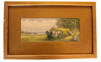 Framed Small Image - No Signature - Frame Size: 18' X 11.25' - Image Size: 11.5' X 4.5'