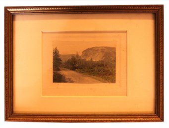 Framed Lamson Nature Print - Frame: 7.75' X 5' - Image: 2.5' X 3.5' - Label On Back
