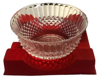New In Box Cristal D' Arques Lead Crystal Maintenon Master Berry Bowl
