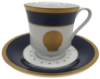 1997 Clinton & Gore Commemorative Of Inauguration Woodmere Cup & Saucer