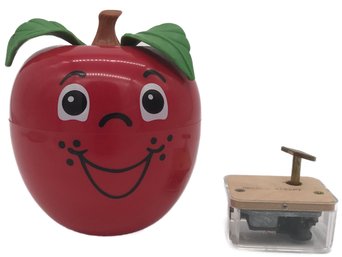 Fisher-Price Happy Apple Musical Roly-Poly And Sesame Street Wind-Up Music Box Insert