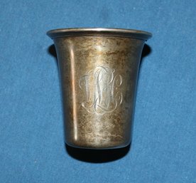 Sterling Silver Cup 2.25 High - 2.25 Diameter - 1.19ozt