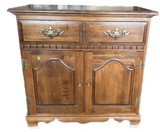 Well Made And Sturdy Moosehead Brand Colonial Single Drawer & 2-Door Server, 33.5' X 18.5' X 33'H