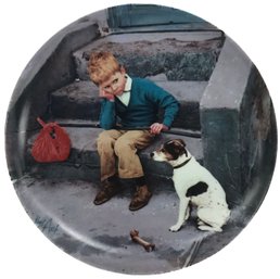 German Collector Porcelain Plate - B&G Copenhagen - Hjemme Er Bedst Af Kurt Ard #5618