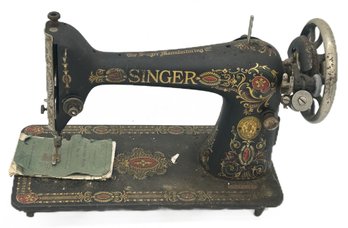 Vintage Singer Sewing Machine, Neither Stand Or Case Are Present.