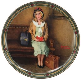 Knowles Porcelain Collector Plate - Norman Rockwell - Young Girl's Dream #165126 1985 First Edition