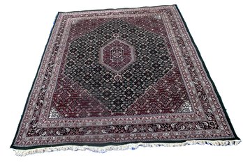 Green And Maroon Oriental Carpet, 8'2'' X 9'6'