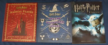 3 Harry Potter Books: Magical Places The Artifact Vault & The Official Exhibition Guide