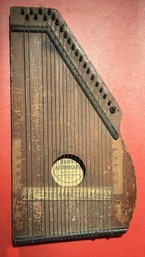 Antique Miniature Auto Harp, C.F. Zimmerman's, Patented May 9, 1882, 9.5' X 17.75'L