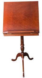 Vintage Bombay Company Lectern Or Bookrest, Tilt-Top, 16' X 14' X  33'(Flat) & 42.5'H (Upright