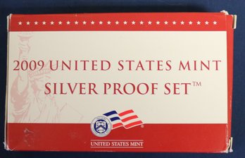 US Mint - 2009 Complete Silver Proof Set With Copper And Dollars Plus State Quarters