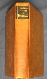 1903 Book: 'Nature Essays' By Emerson - Volume 1 - # 230 Of 600 Copies Printed