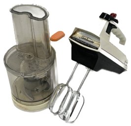 2 Pcs Sunbeam Mixer & Black & Decker Handy Short Cut Food Processor