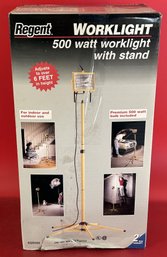 Regent 500 Watt Work Light With Stand In NEW Original Box (1 Of 2)