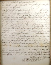 1782 Document - Appointment Of Joseph Frost To 'major Brigade' Of The Maine Militia By Brig. Gen. John Frost
