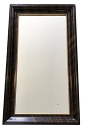 Vintage Plaster Over Wood Faux Wood Grain Painted Mirror, 18.75' X 32.75'H
