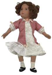 Vintage Shirley Temple Porcelain Head, Arms & Legs Doll , 9.25'H