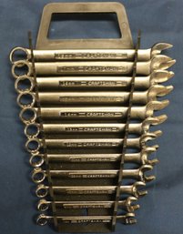 Set Of Twelve Craftsman Metric 12 Point Combination Wrenches