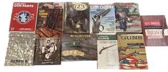 13 Pcs Vintage About Guns, Rifles, Part & More