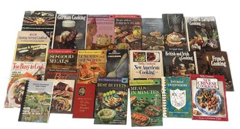 Collection Of Vintage Cookbooks, Various Food Type And Publishers